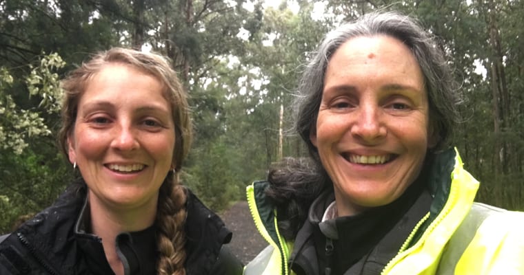 Bianca Gold and Kate Blood, program officers working on the Weeds at the Early Stage of Invasion Project