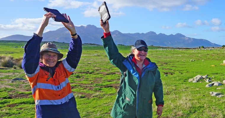 Big Green Island rat eradication team.