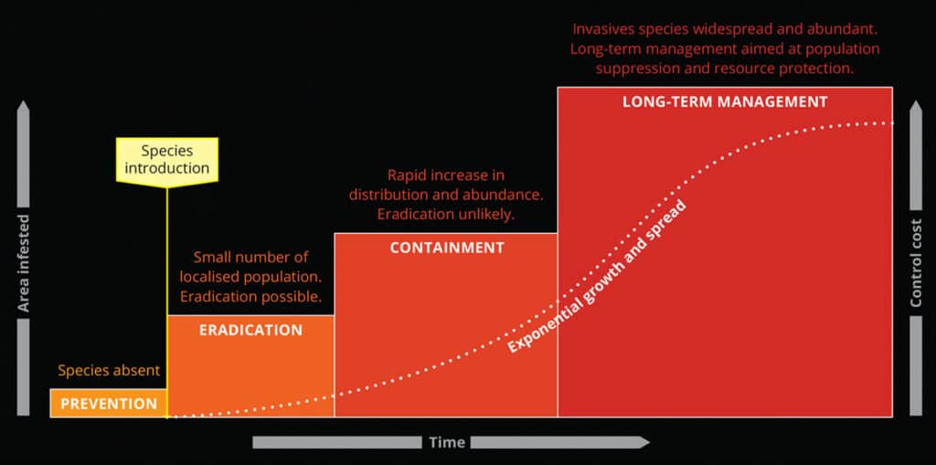 Invasion curve