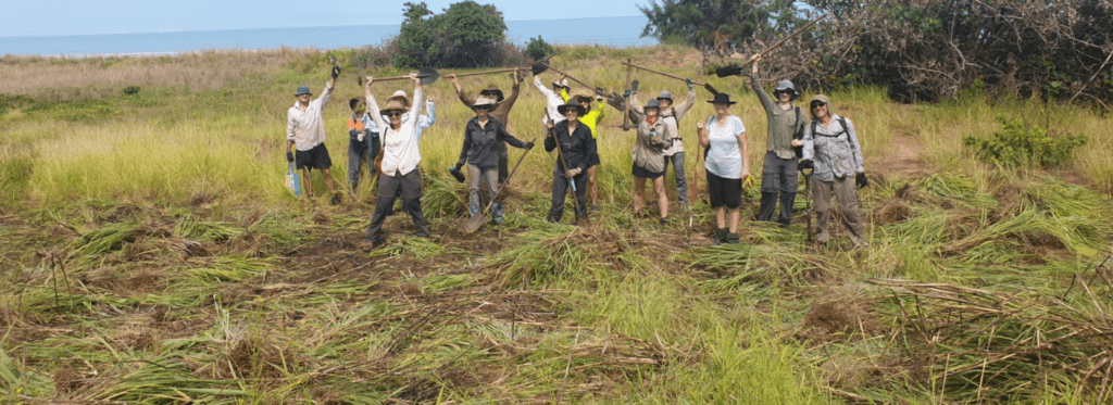 Gamba Grass Roots members