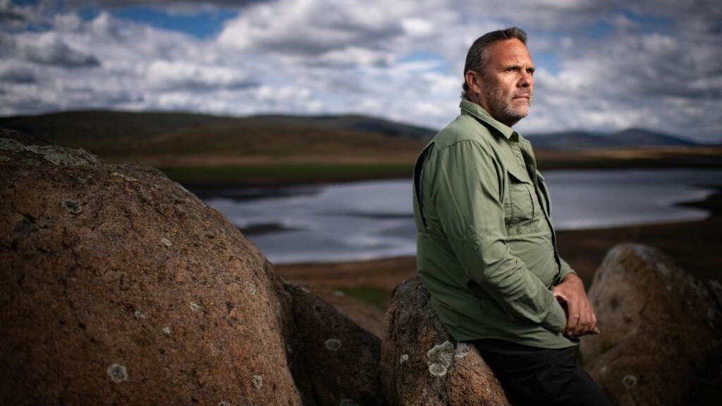 Richard Swain, Voice of Country program manager, in Kosciuszko National Park.